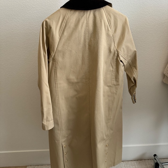 J.Crew Waxed Long Barn Jacket Size Petite XS - Picture 2 of 7